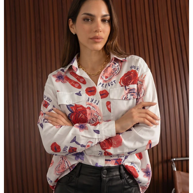 Camisa Simona Love