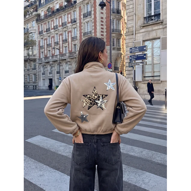 Campera Alo Beige Estrella
