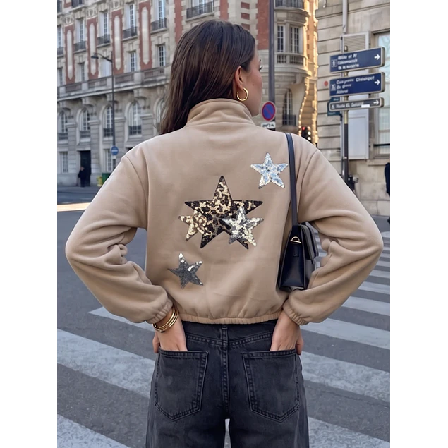 Campera Alo Beige Estrella