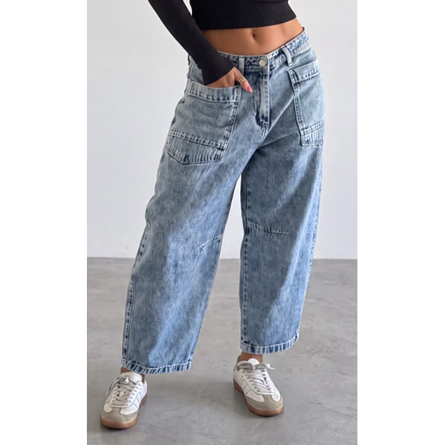 Jeans Lacar Celeste
