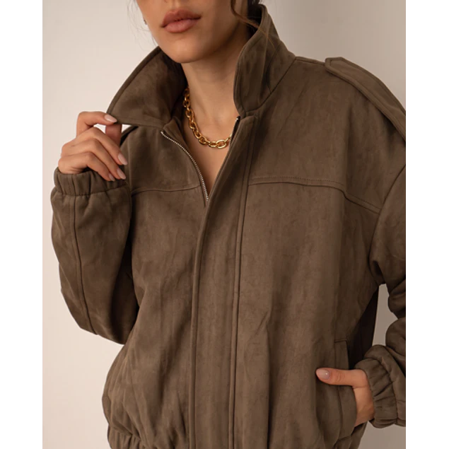 Chaqueta Bomber Verde