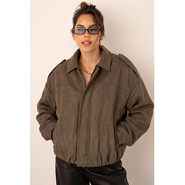 Chaqueta Bomber Verde