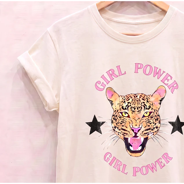 Polera Tigre Blanca