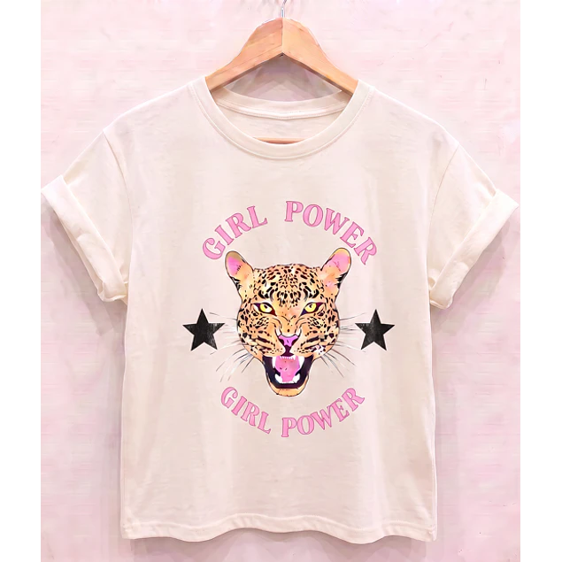 Polera Tigre Blanca