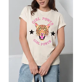 Polera Tigre Blanca
