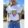 Polera Tigre Blanca