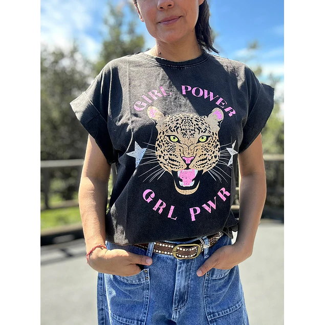 Polera Tigre Negra