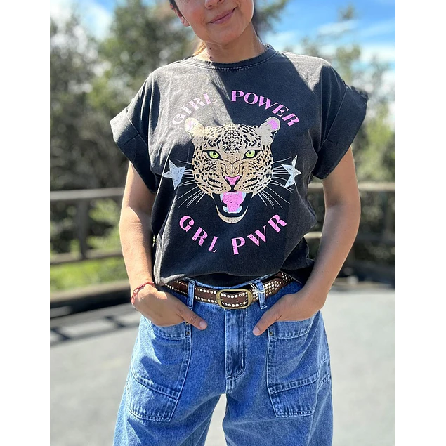 Polera Tigre Negra