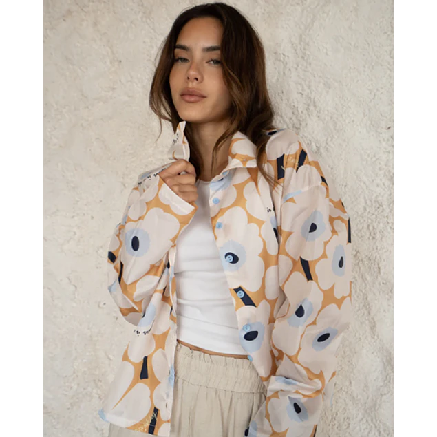 Chaqueta Rompeviento Flores