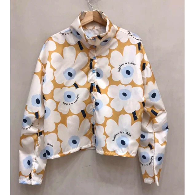 Chaqueta Rompeviento Flores