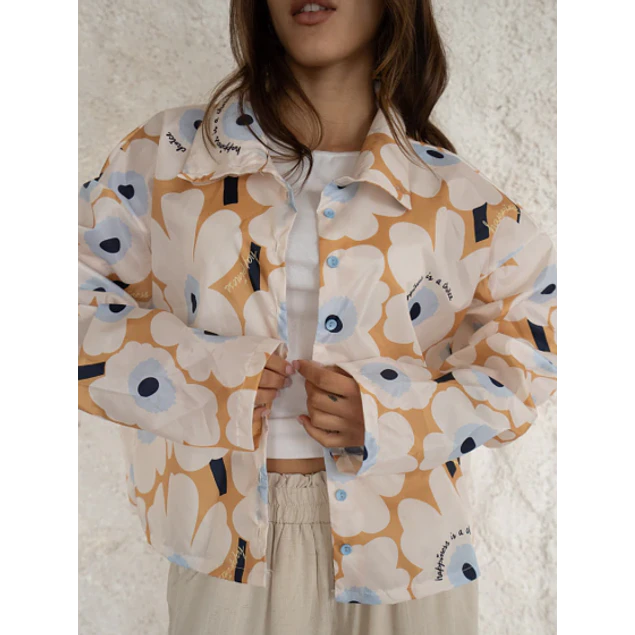 Chaqueta Rompeviento Flores