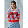 Sweater Cheta Kiss Rojo Celeste