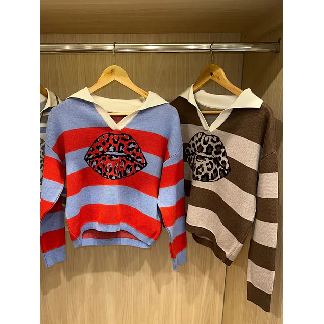 Sweater Cheta Kiss Camel