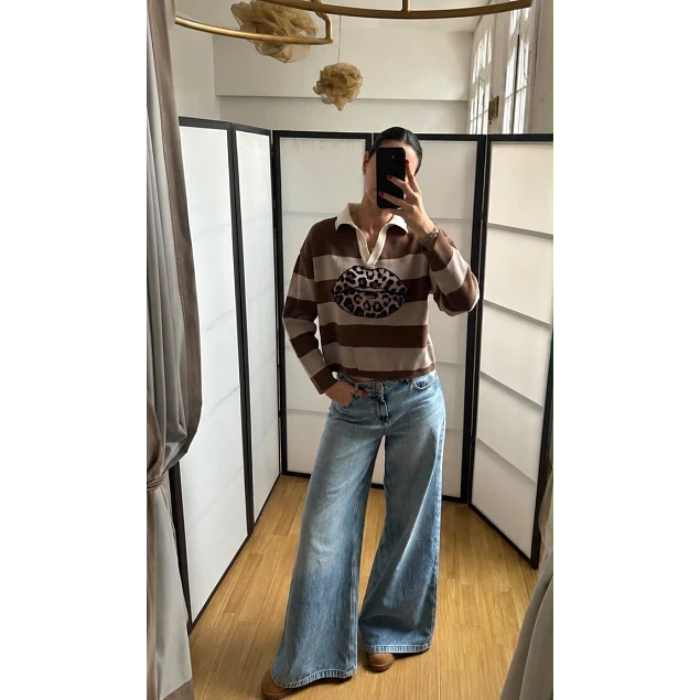 Sweater Cheta Kiss Camel