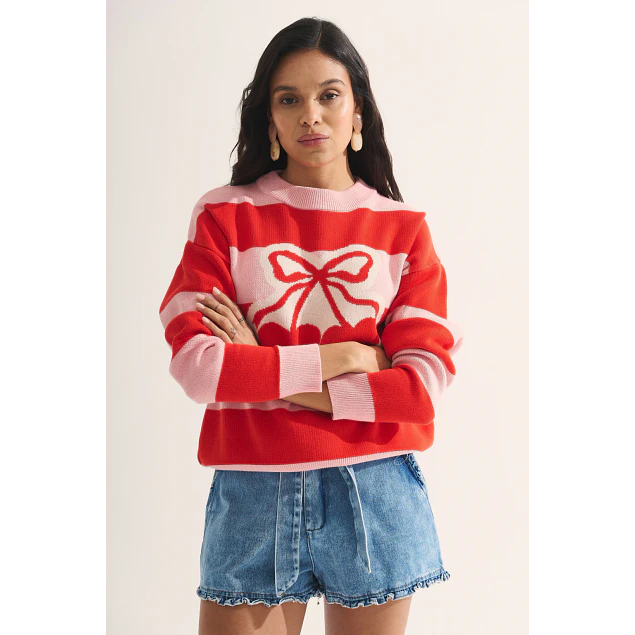 Sweater Cherry Rojo