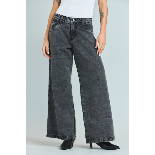 Jeans palazzo Samy Negro