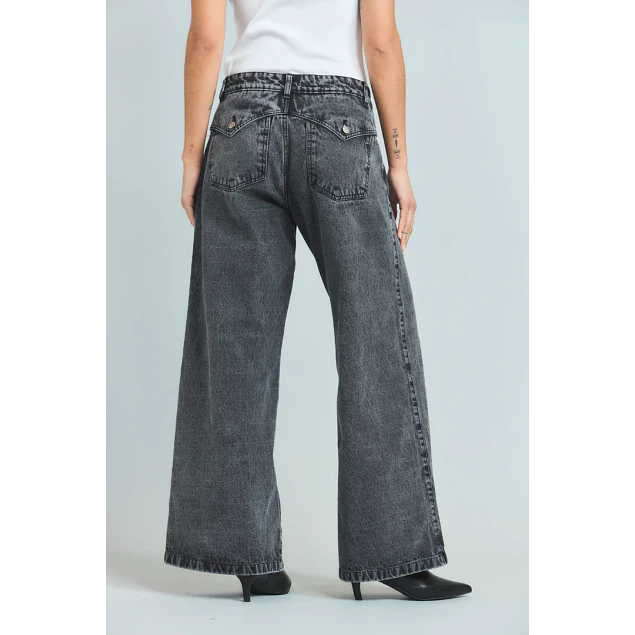 Jeans palazzo Samy Negro