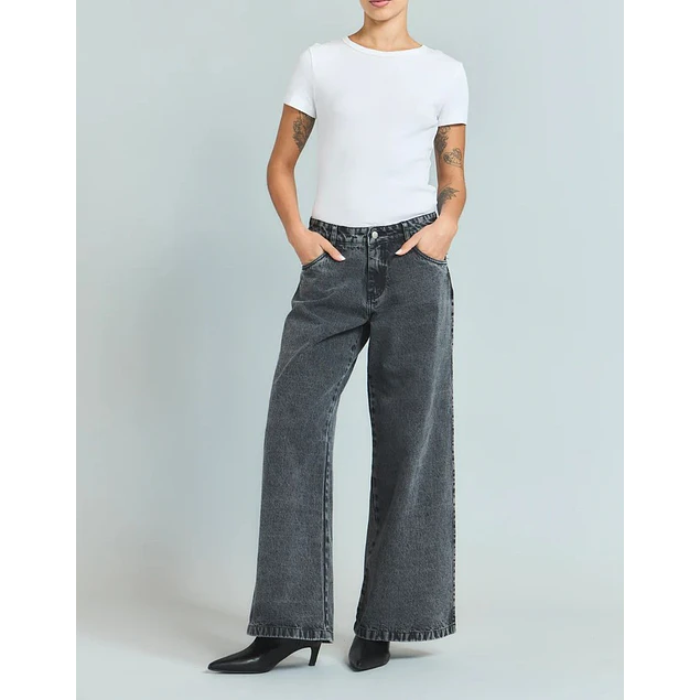 Jeans palazzo Samy Negro