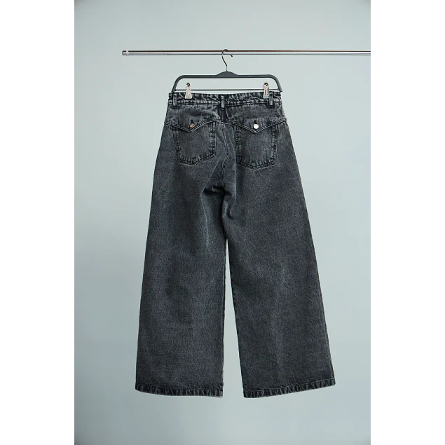 Jeans palazzo Samy Negro