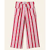 Jeans Wide Leg Rayas Rojo