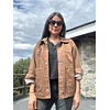 Chaqueta Jeans Café