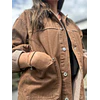 Chaqueta Jeans Café
