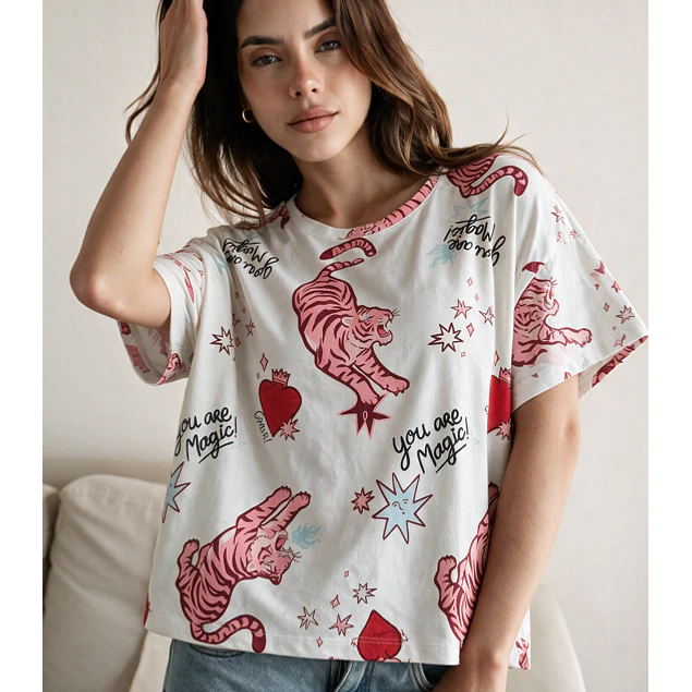 Remera Ali Modal Tigre