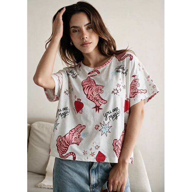 Remera Ali Modal Tigre