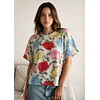 Remera Ali Modal Rosas