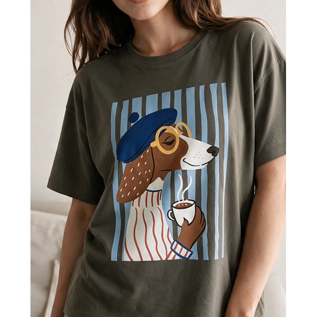 Remera Ali Dog ( 3 Estampados)