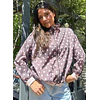 Campera Rompeviento Lunares Rosa