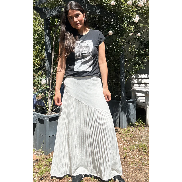 Pollera Vicenta Blanca