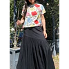 Pollera Vicenta Negra