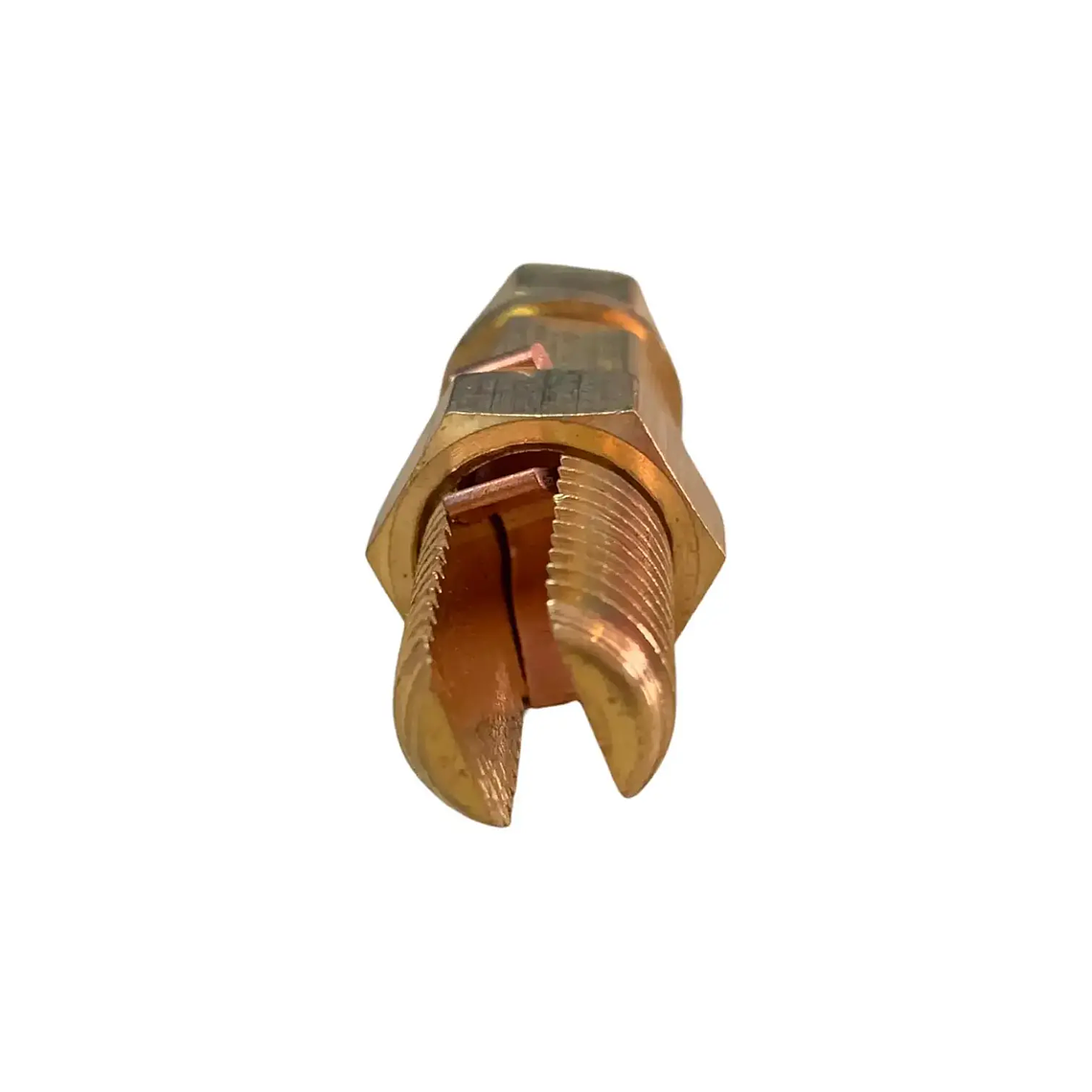 Conector Perno Partido Con Espiga 8-6 AWG Bronce 2