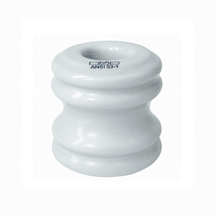 Aislador porcelana carrete 51mm 1013 A53-0