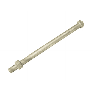 Perno hexagonal acero galvanizado 5/8