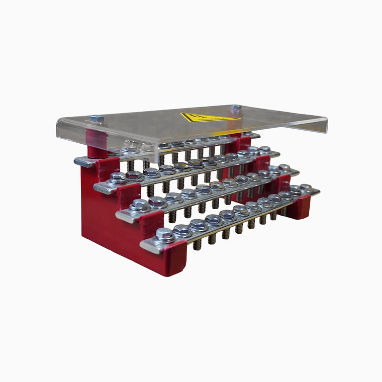 Barra Repartidora Tetrapolar 10 Polos 350A 1