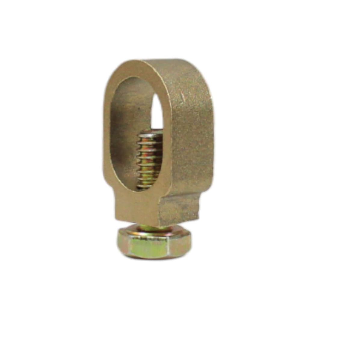 Conector de bronce para barra toma tierra de 1/2 a 5/8 3