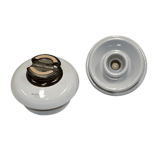Aislador Porcelana Espiga 38KV Ansi 56-3