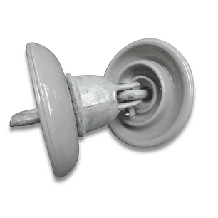 Aislador Porcelana Disco 6