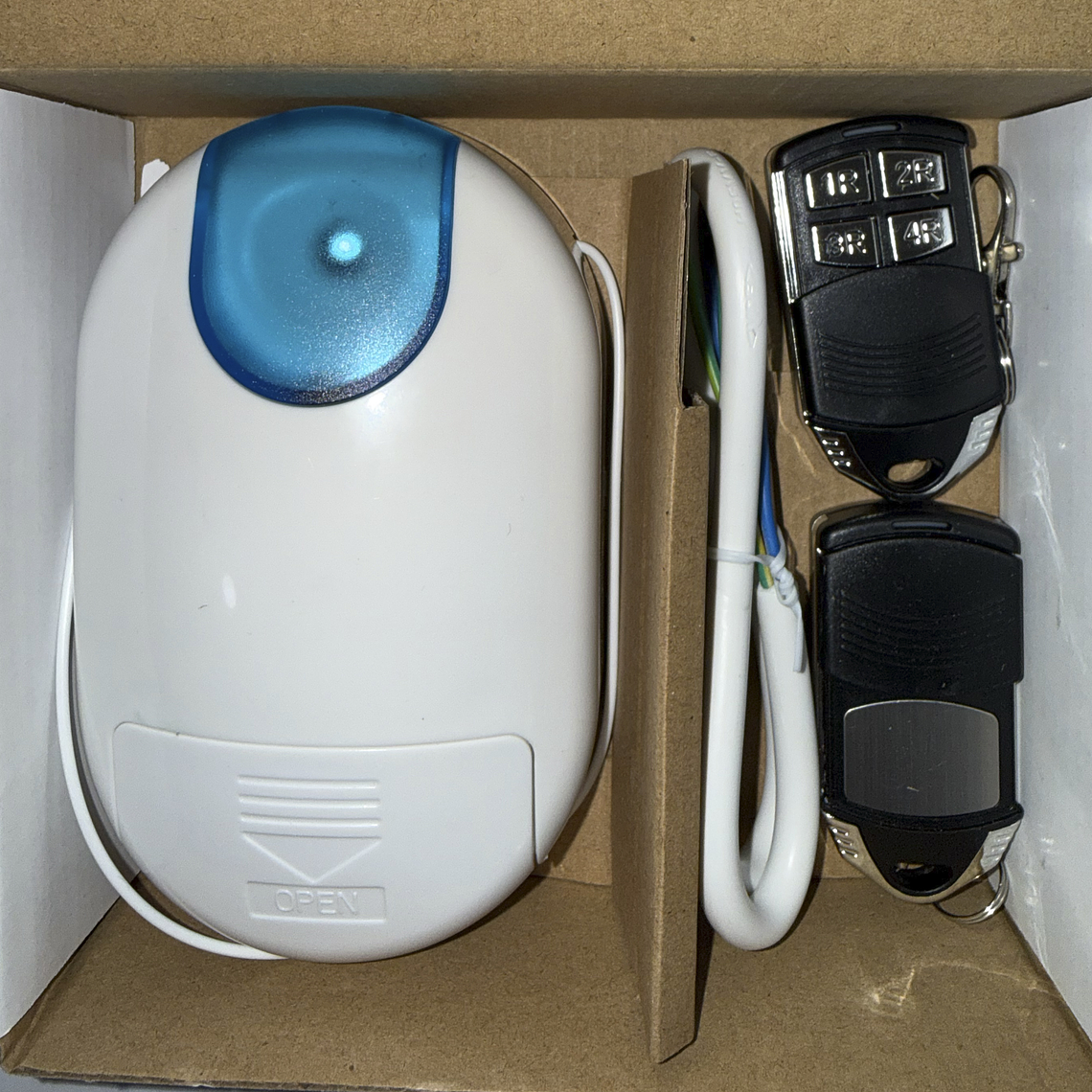 Central LED Con 2 Controles Para Motor Central Cortina Metálica 6