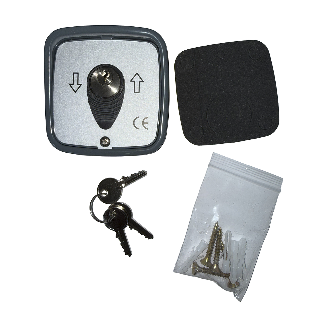 Módulo selector con llave mural cortina metalica MB01 3