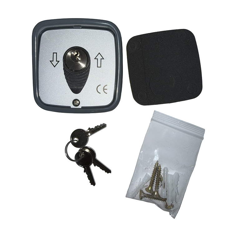 Módulo selector con llave mural cortina metalica MB01 3