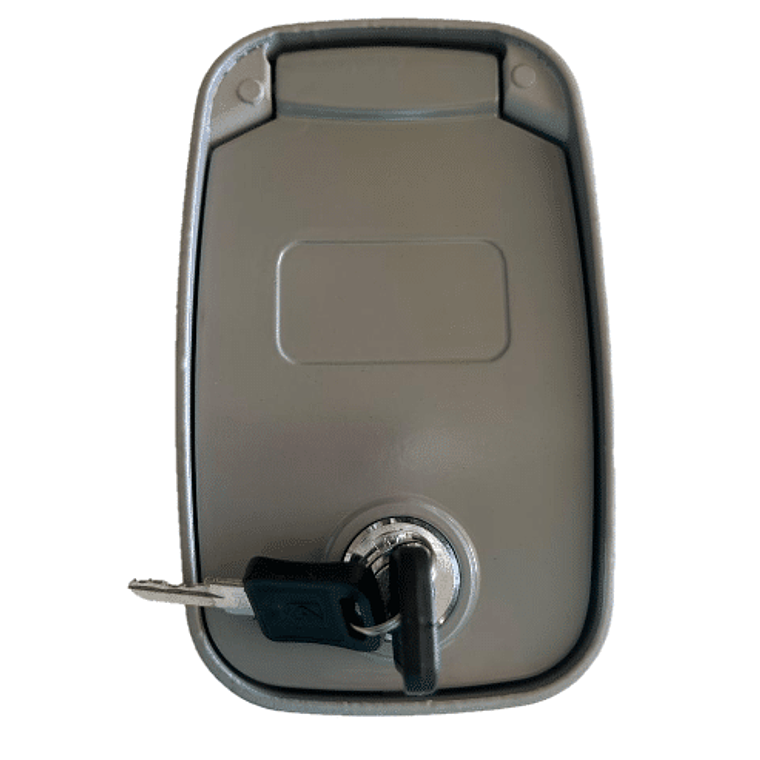 Módulo Leverbox Con Desbloqueo E Interruptor Mural Cortina Metálica A1 1