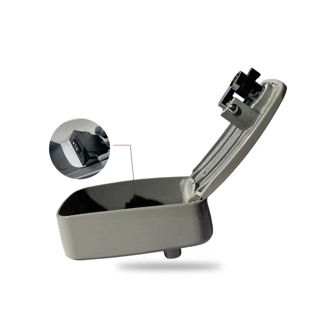 Módulo Leverbox Con Desbloqueo E Interruptor Mural Cortina Metálica A2 2