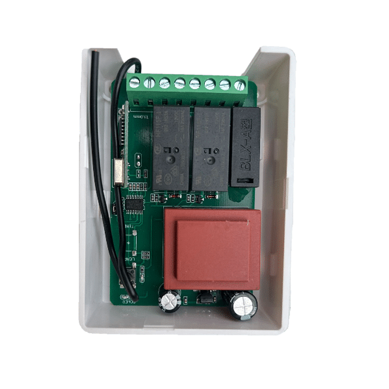 Central WiFi para Motor Central de Cortina Metálica con Aplicación Móvil y 2 Controles Remotos 2