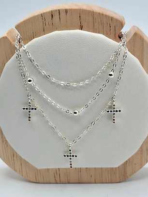 Collar Triple Cruces
