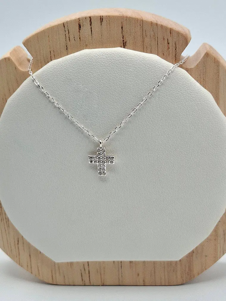 Collar cruz destellos 1