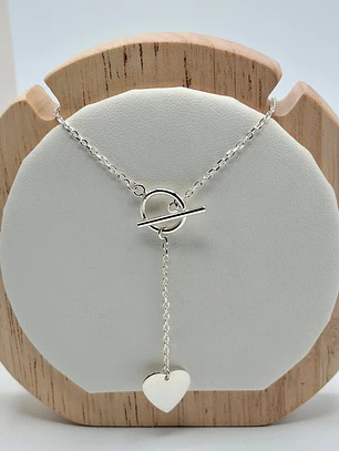 Collar Corazón broche timón
