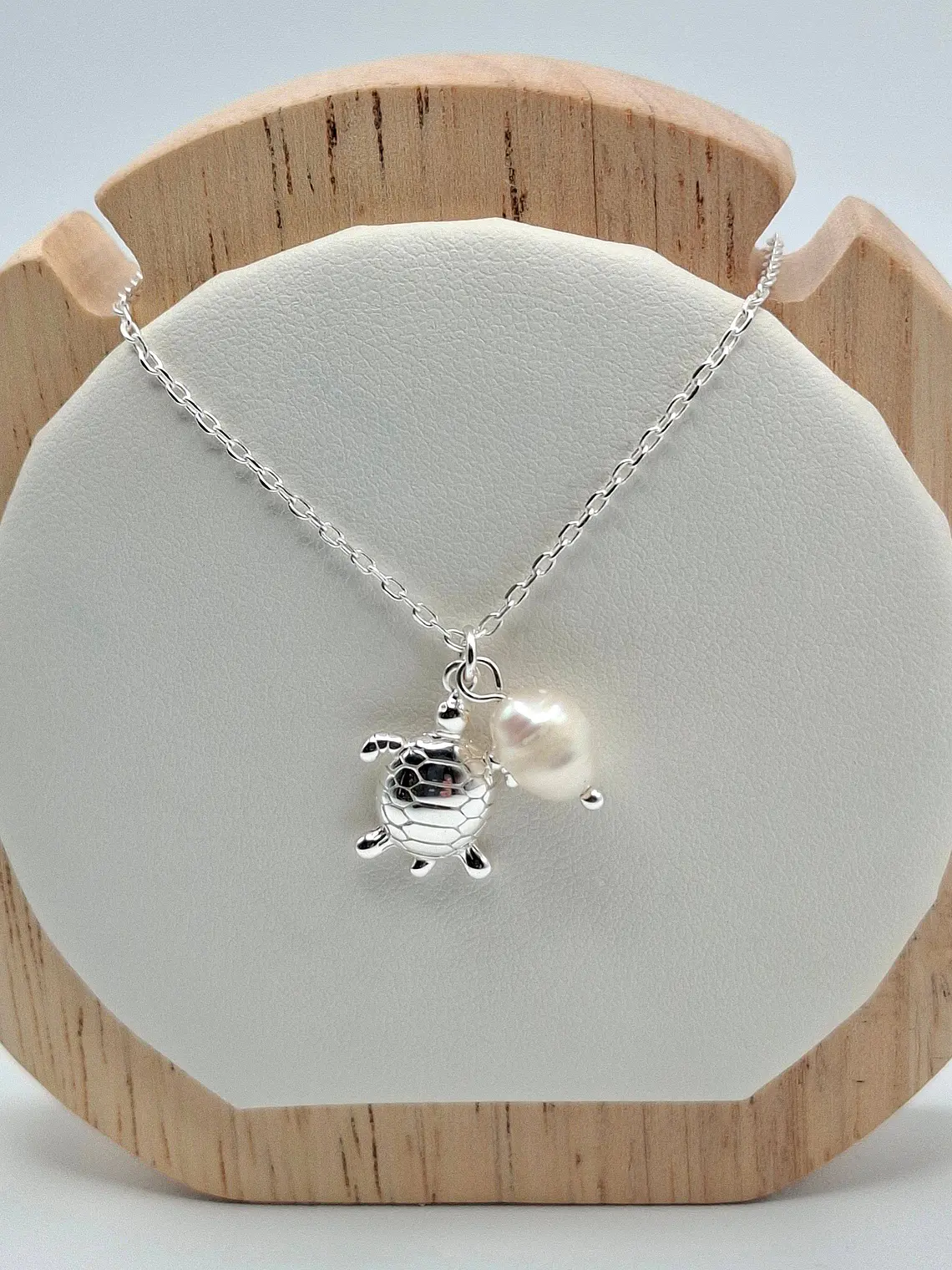 Collar Tortuga con perla 1